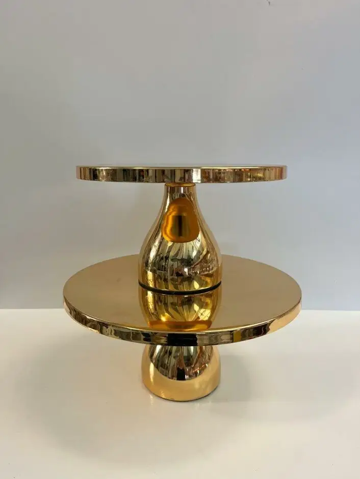 Gold Cake Stand - Image 2